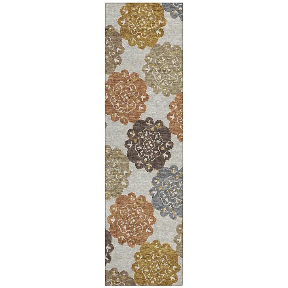 Machine Washable Indoor/Outdoor Chantille ACN2353 Multi 2'3" x 7'6" Runner Rug. Picture 1
