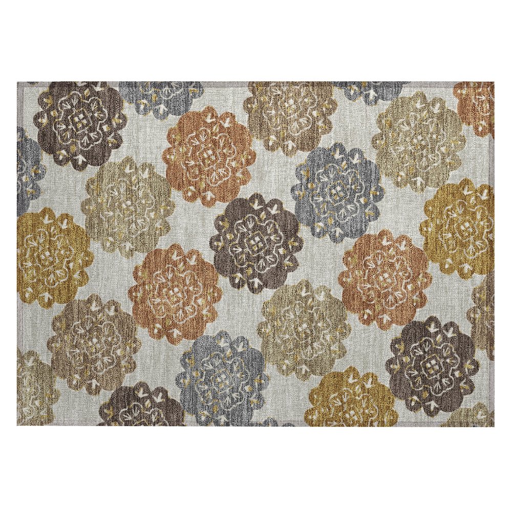 Machine Washable Indoor/Outdoor Chantille ACN2353 Multi 1'8" x 2'6" Rug. Picture 1