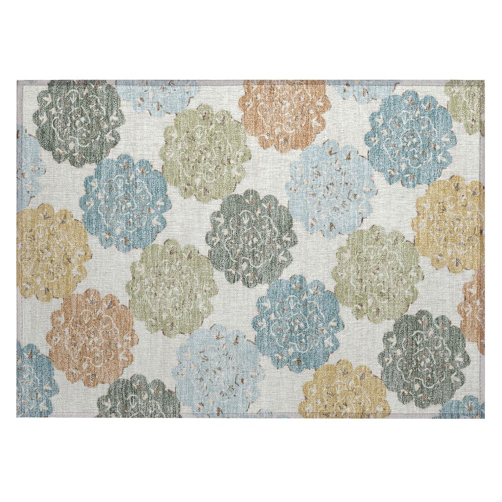 Machine Washable Indoor/Outdoor Chantille ACN2353 Multi 1'8" x 2'6" Rug. Picture 1
