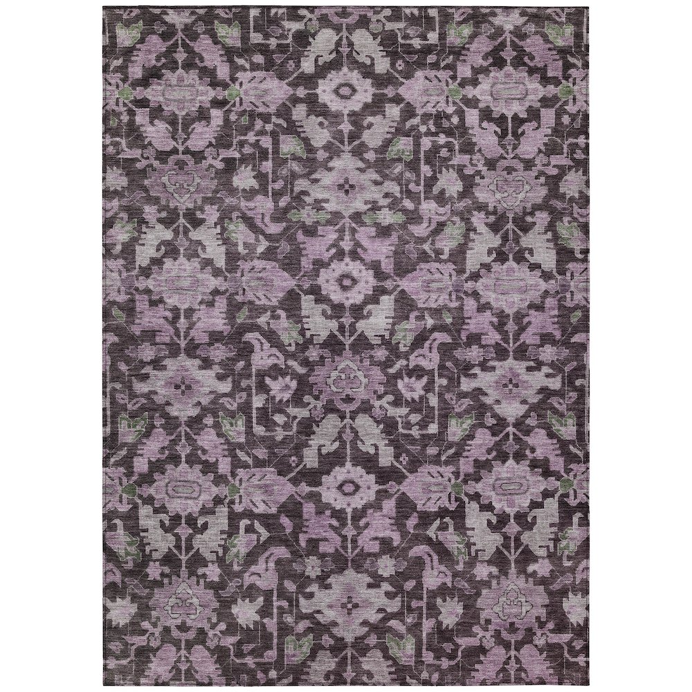 Machine Washable Indoor/Outdoor Chantille ACN2358 Purple 2'6" x 3'10" Rug. Picture 1