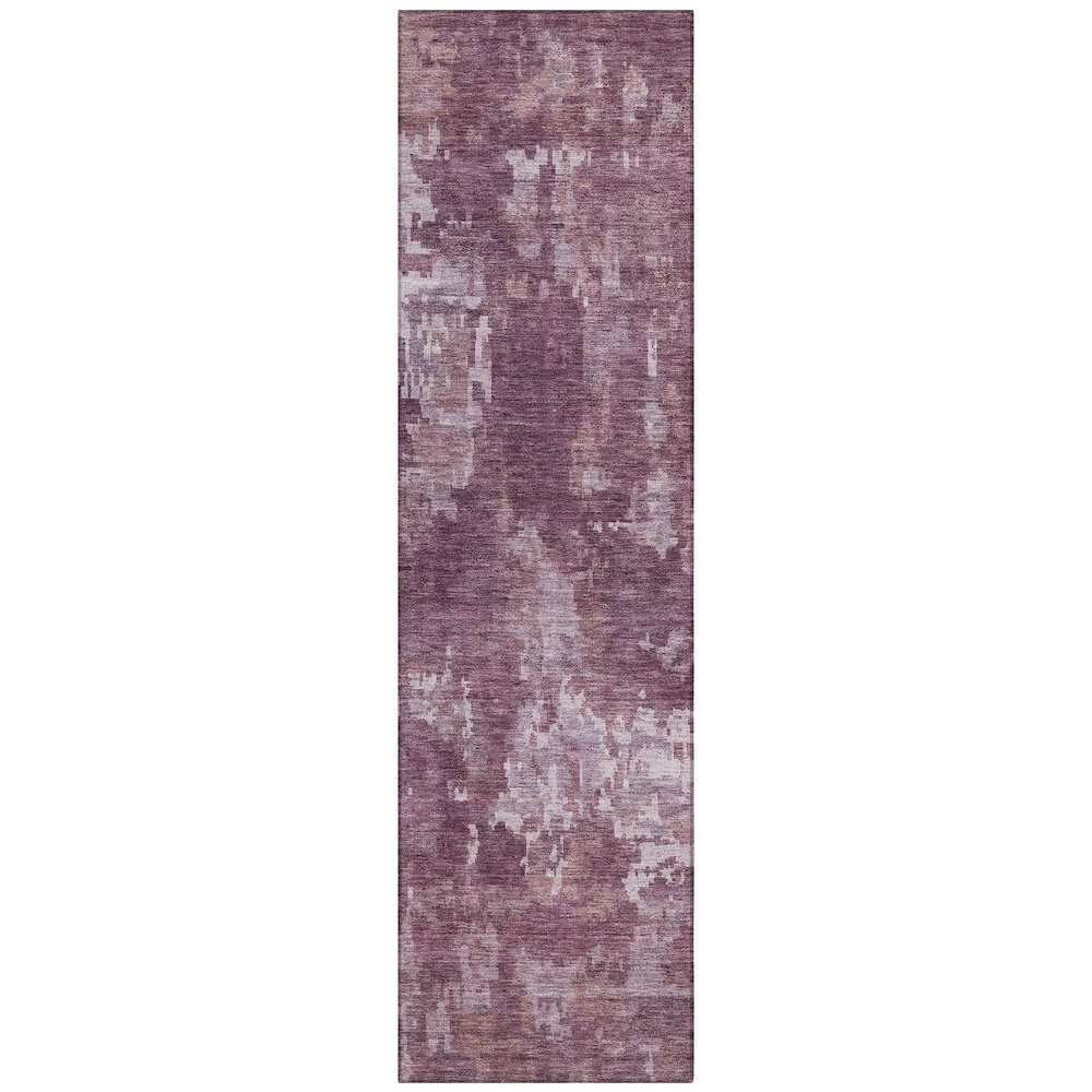 Machine Washable Indoor/Outdoor Chantille ACN2361 Red 2'3" x 7'6" Runner Rug. Picture 1
