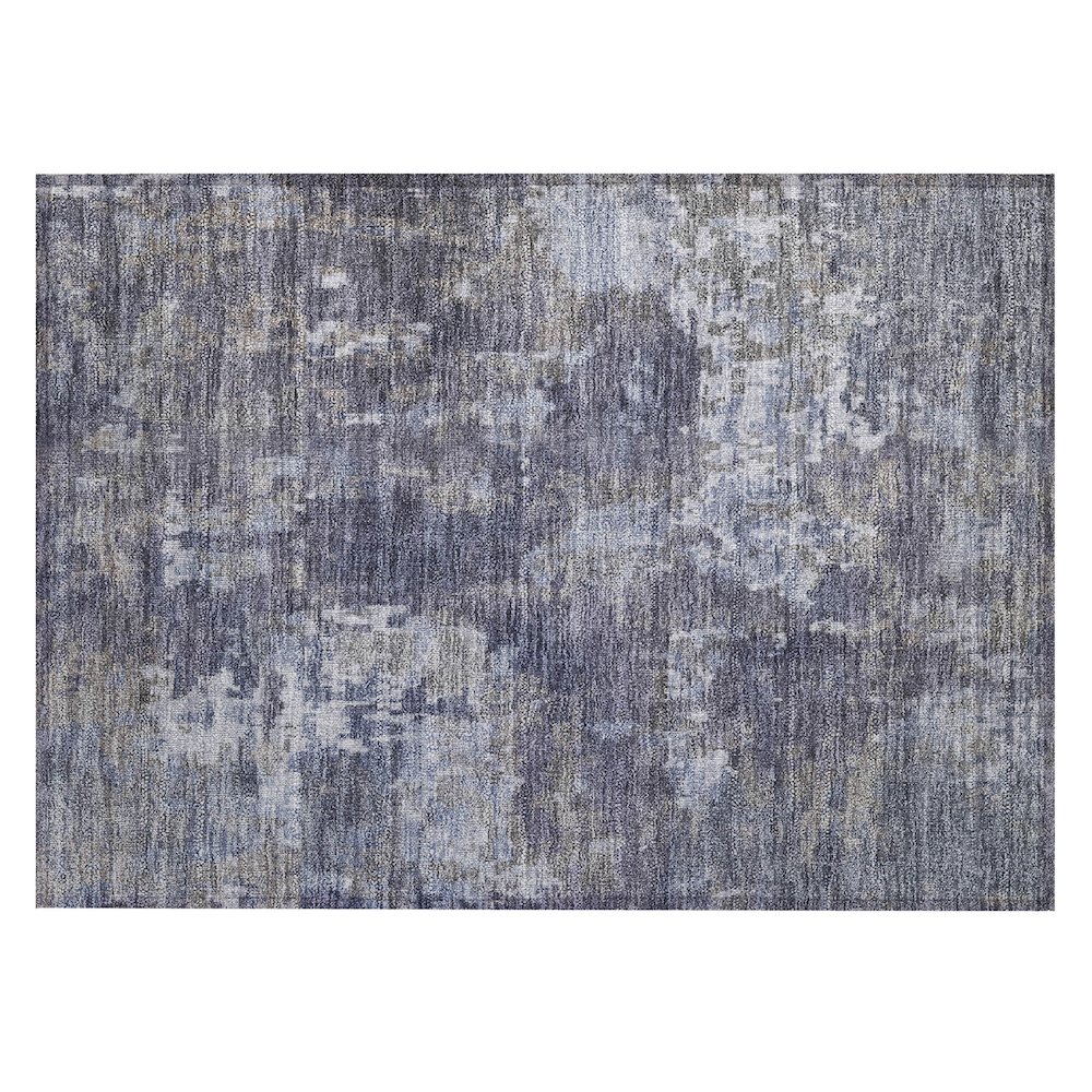Machine Washable Indoor/Outdoor Chantille ACN2361 Purple 1'8" x 2'6" Rug. Picture 1