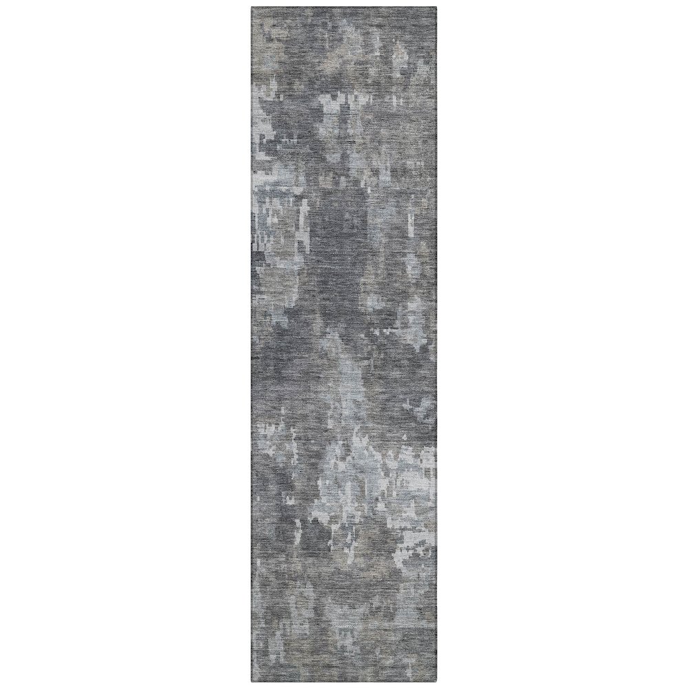 Machine Washable Indoor/Outdoor Chantille ACN2361 Brown 2'3" x 7'6" Runner Rug. Picture 1