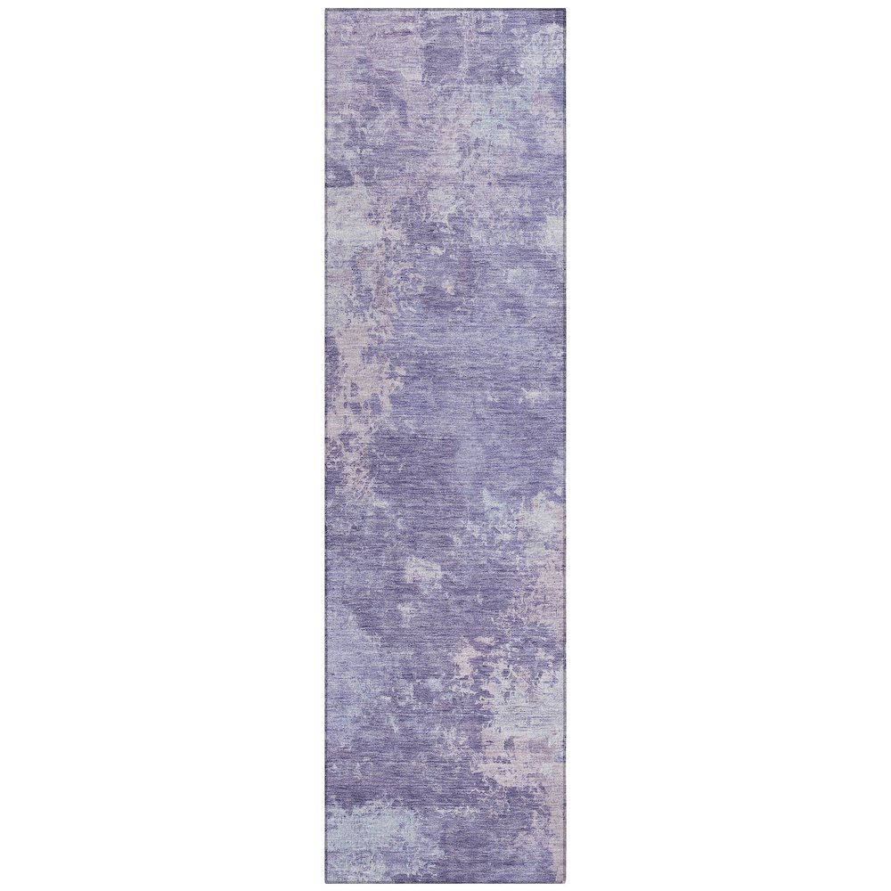 Machine Washable Indoor/Outdoor Chantille ACN2364 Purple 2'3" x 7'6" Runner Rug. Picture 1