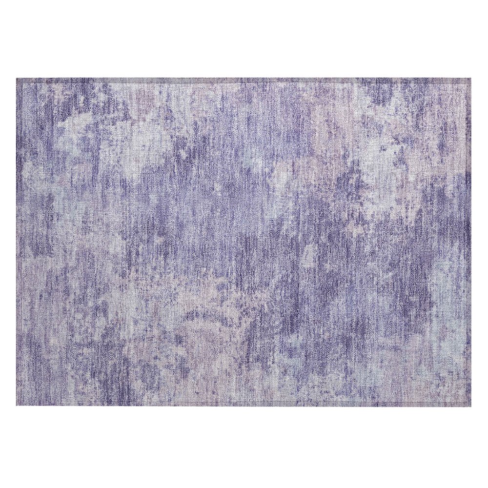 Machine Washable Indoor/Outdoor Chantille ACN2364 Purple 1'8" x 2'6" Rug. Picture 1
