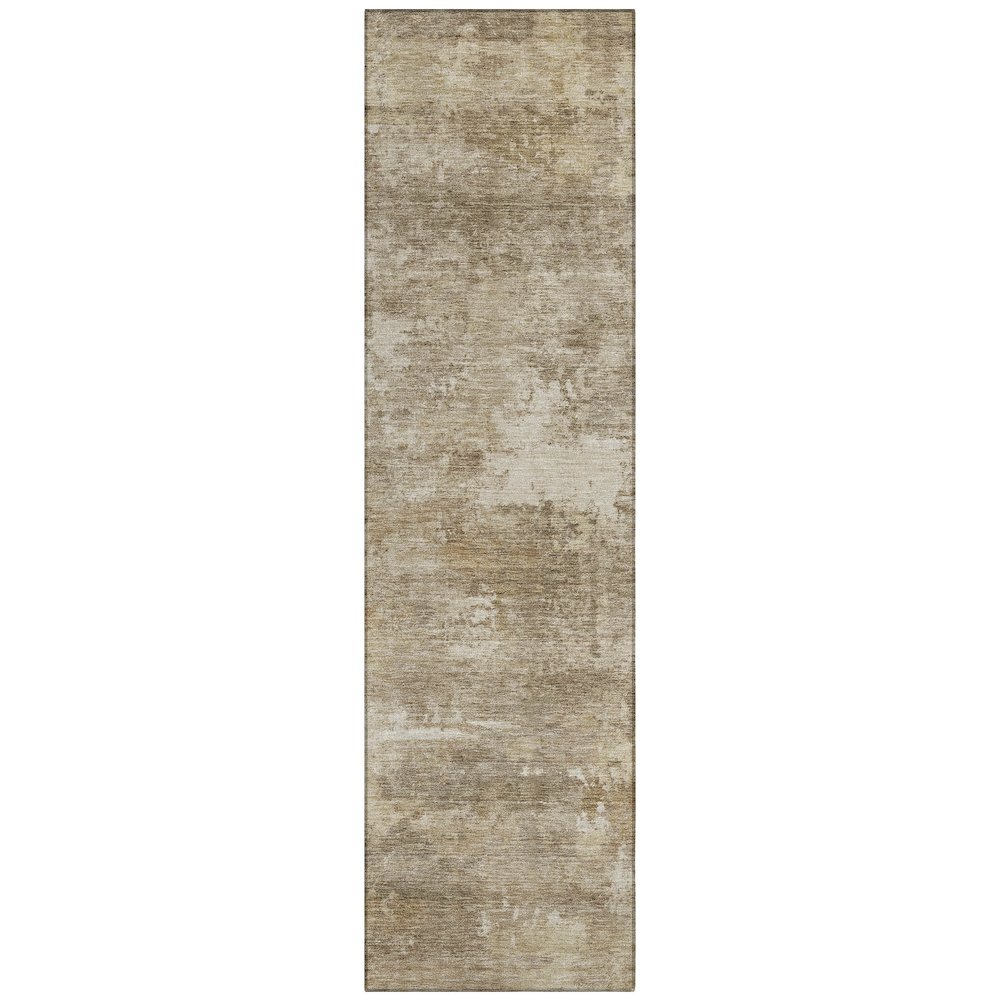 Machine Washable Indoor/Outdoor Chantille ACN2369 Brown 2'3" x 7'6" Runner Rug. Picture 1