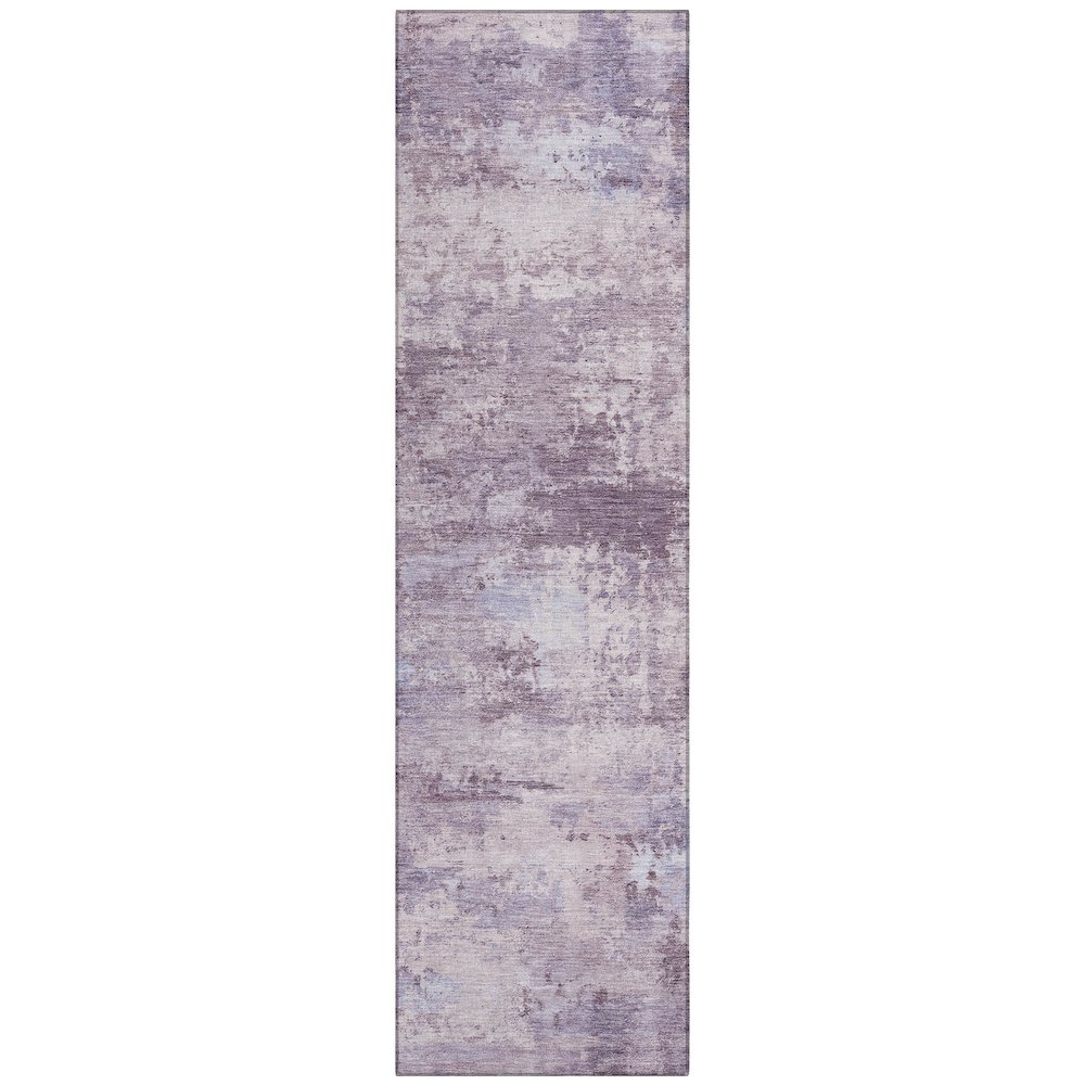Machine Washable Indoor/Outdoor Chantille ACN2370 Purple 2'3" x 7'6" Runner Rug. Picture 1