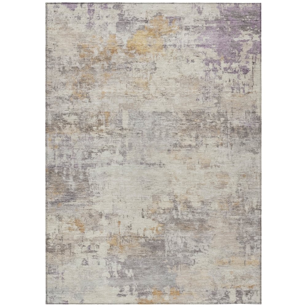 Machine Washable Indoor/Outdoor Chantille ACN2371 Ivory 2'6" x 3'10" Rug. Picture 1