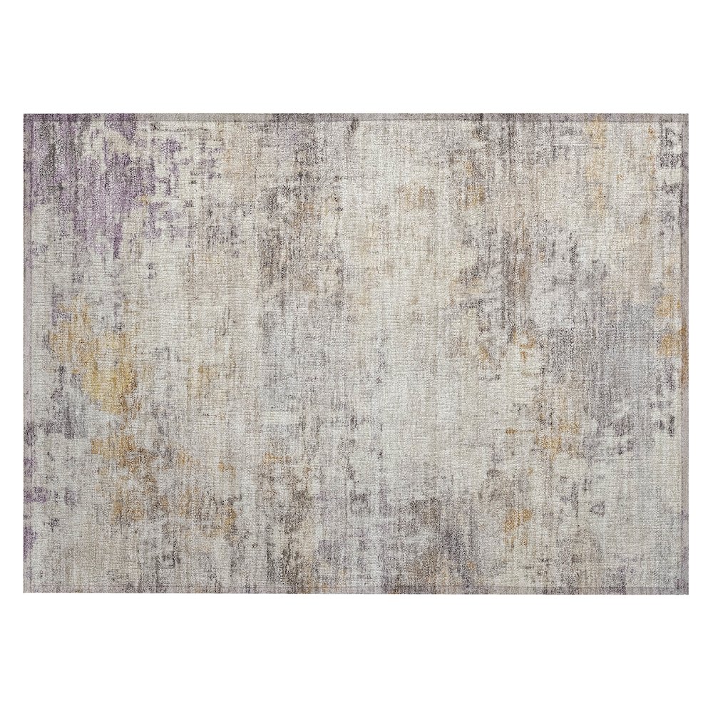 Machine Washable Indoor/Outdoor Chantille ACN2371 Ivory 1'8" x 2'6" Rug. Picture 1