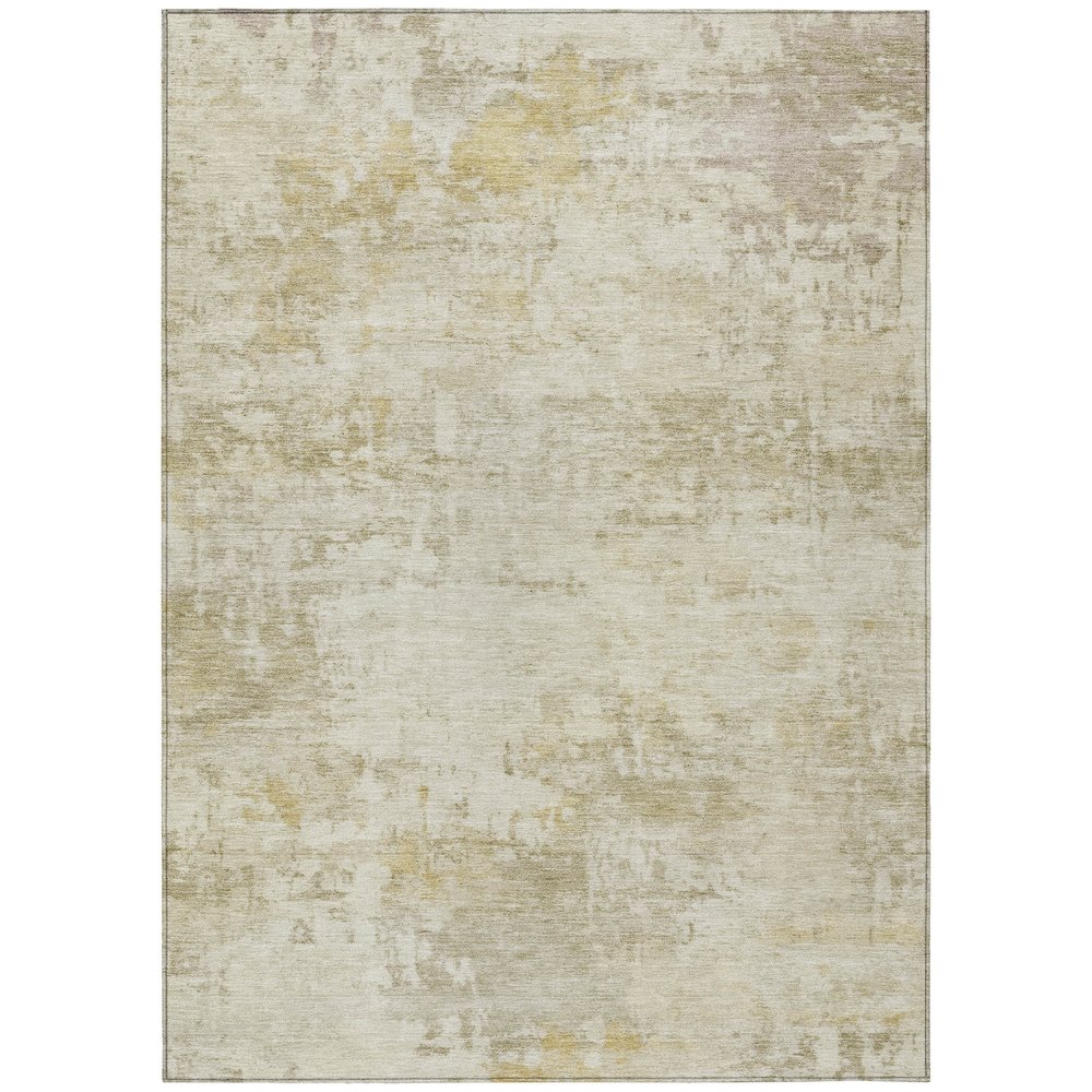 Machine Washable Indoor/Outdoor Chantille ACN2371 Ivory 2'6" x 3'10" Rug. Picture 1