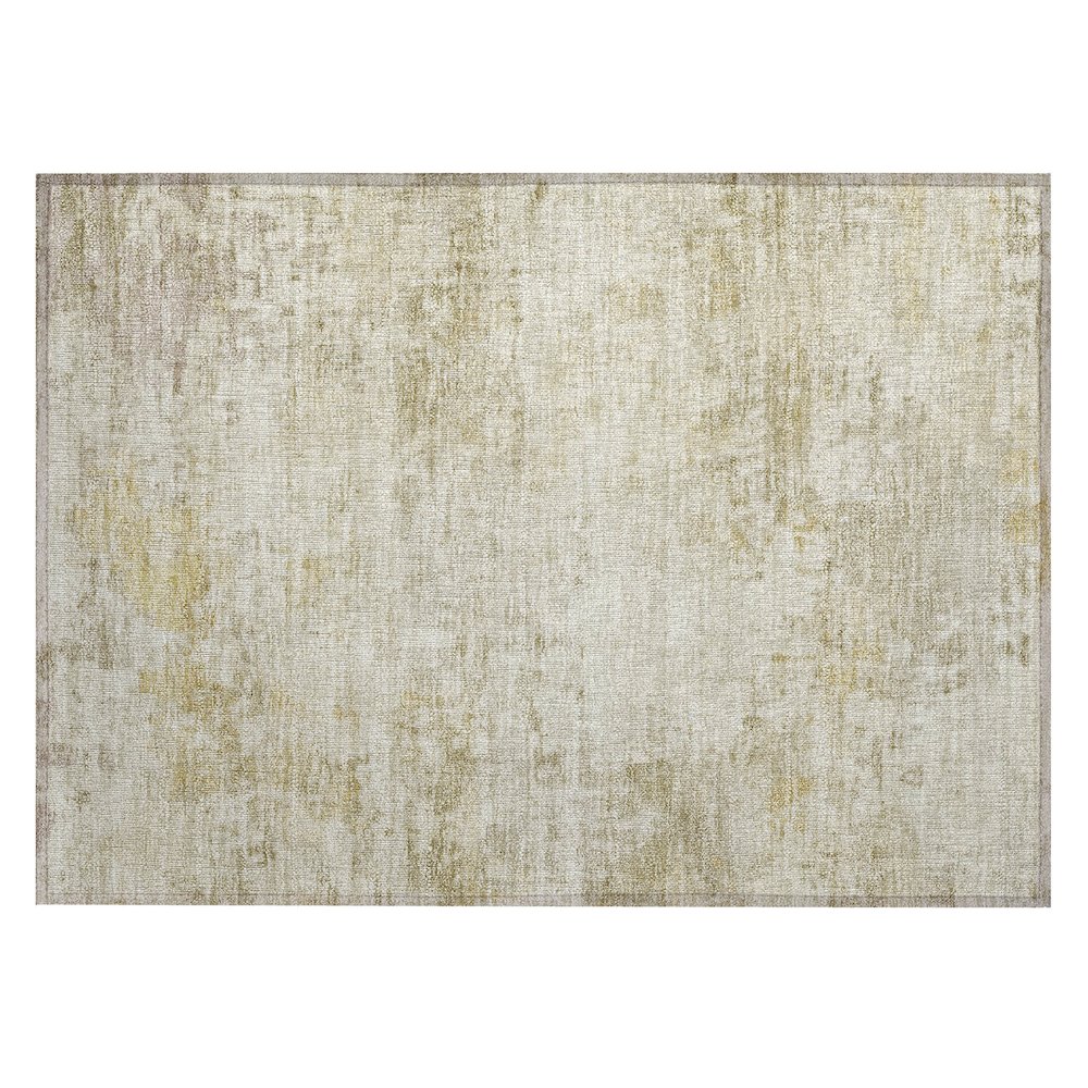 Machine Washable Indoor/Outdoor Chantille ACN2371 Ivory 1'8" x 2'6" Rug. Picture 1