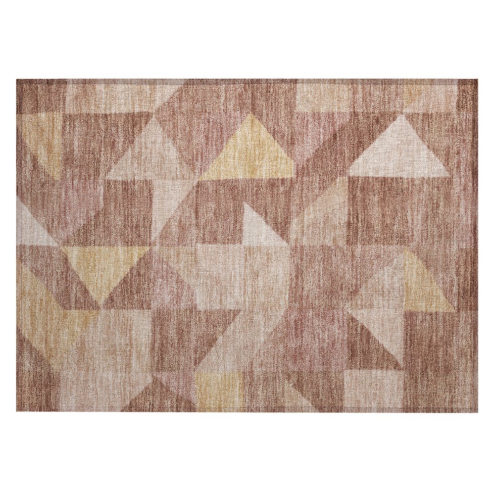 Machine Washable Indoor/Outdoor Chantille ACN2373 Pink 1'8" x 2'6" Rug. Picture 1