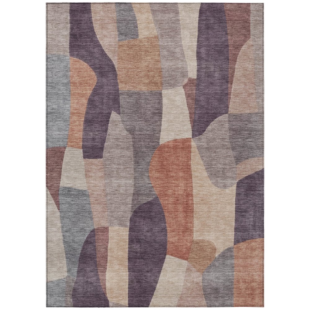 Machine Washable Indoor/Outdoor Chantille ACN2376 Purple 2'6" x 3'10" Rug. Picture 1