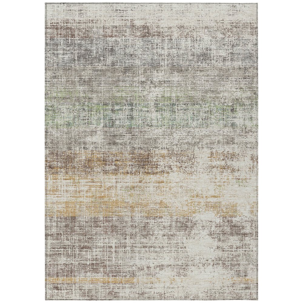Machine Washable Indoor/Outdoor Chantille ACN2388 Ivory 2'6" x 3'10" Rug. Picture 1