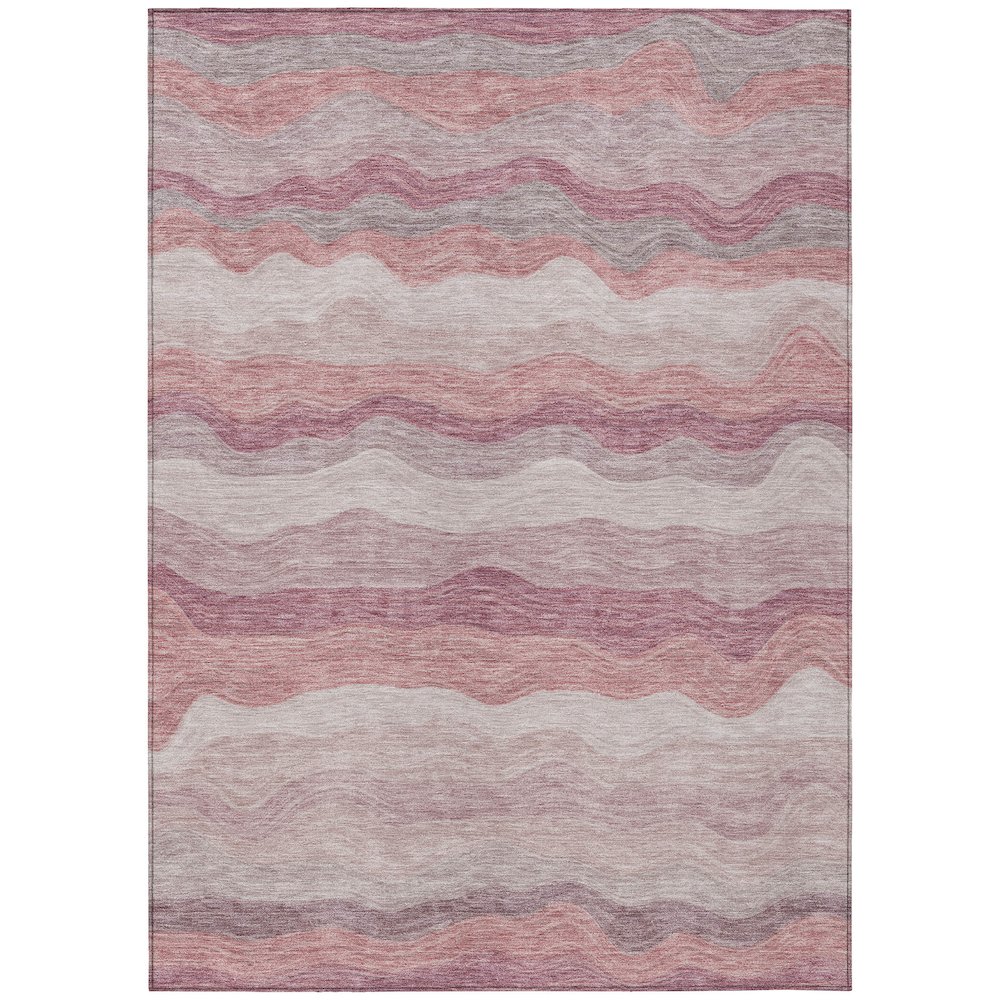 Machine Washable Indoor/Outdoor Chantille ACN2397 Orange 2'6" x 3'10" Rug. Picture 1