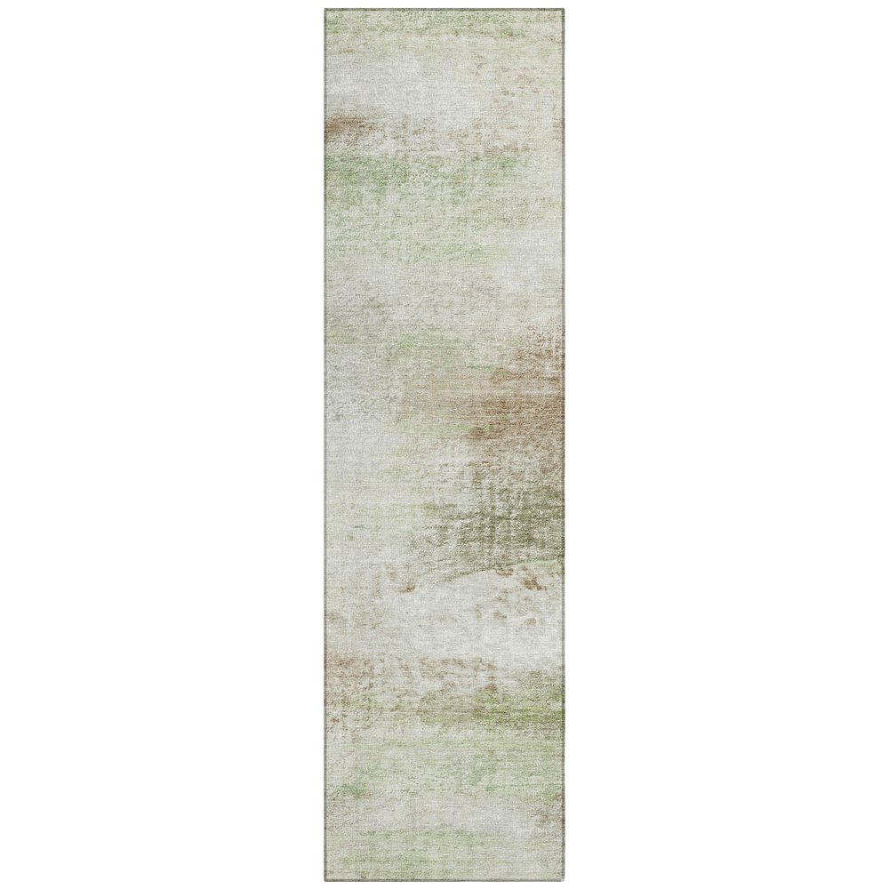 Machine Washable Indoor/Outdoor Chantille ACN2402 Brown 2'3" x 7'6" Runner Rug. Picture 1