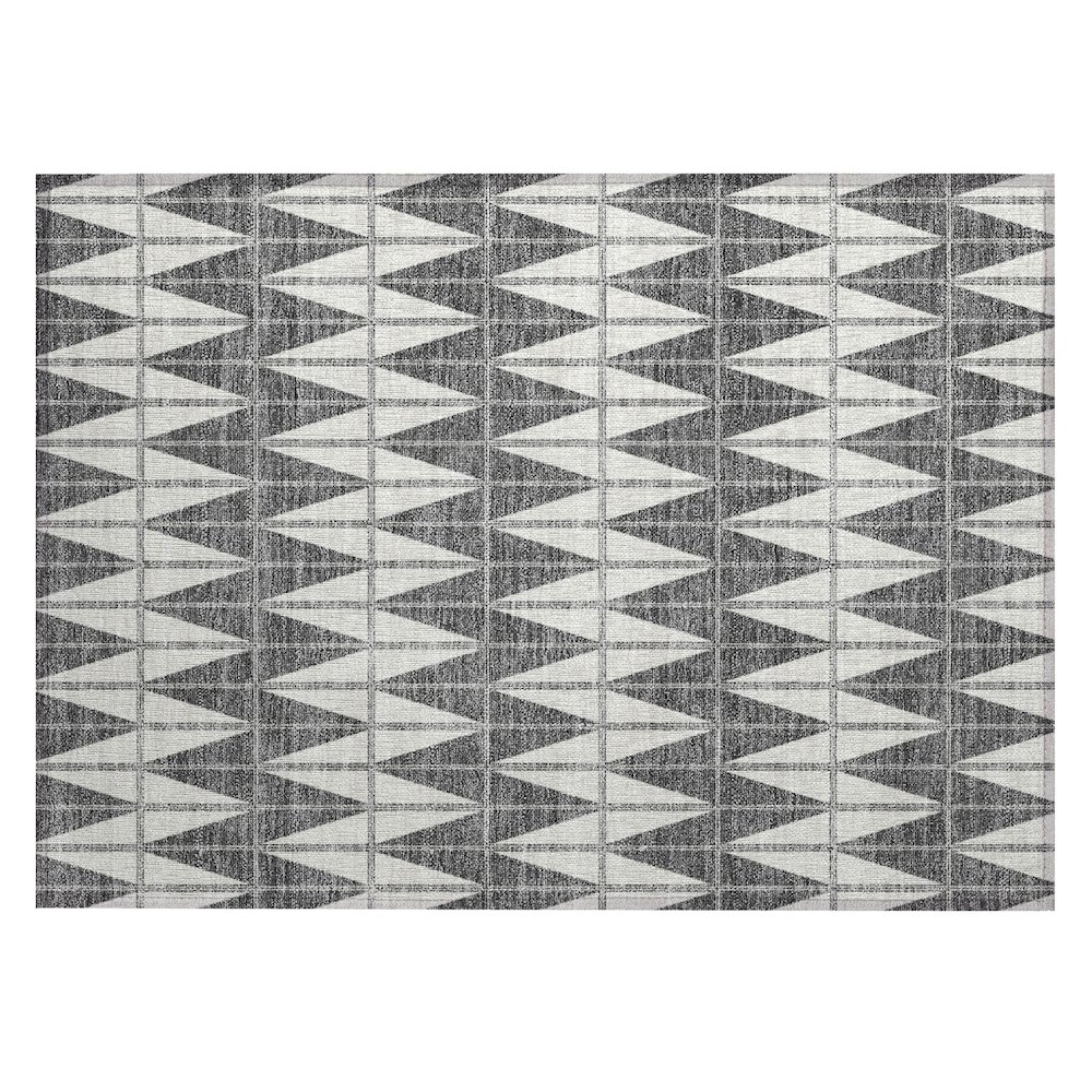 Machine Washable Indoor/Outdoor Chantille ACN2415 Ivory 1'8" x 2'6" Rug. Picture 1