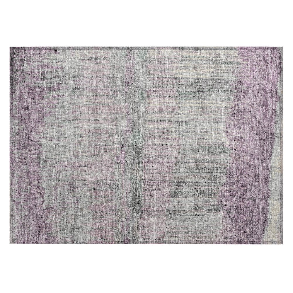 Machine Washable Indoor/Outdoor Chantille ACN2428 Purple 1'8" x 2'6" Rug. Picture 1