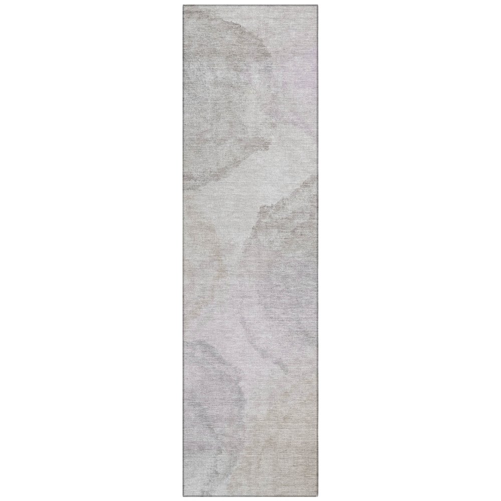 Machine Washable Indoor/Outdoor Chantille ACN2443 Brown 2'3" x 7'6" Runner Rug. Picture 1