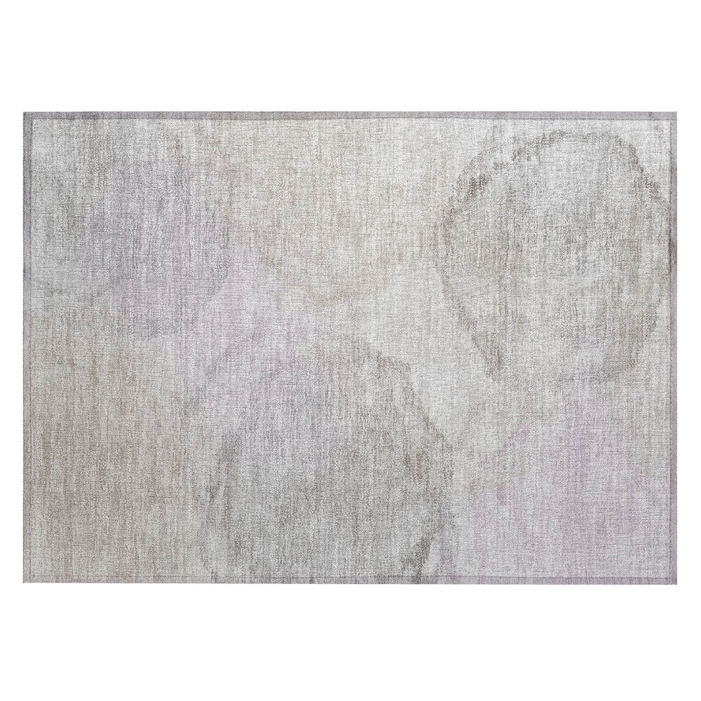 Machine Washable Indoor/Outdoor Chantille ACN2443 Brown 1'8" x 2'6" Rug. Picture 1