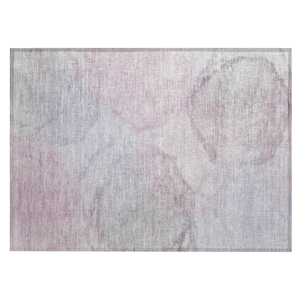 Machine Washable Indoor/Outdoor Chantille ACN2443 Pink 1'8" x 2'6" Rug. Picture 1