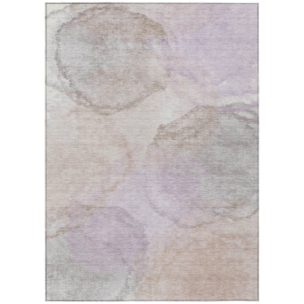 Machine Washable Indoor/Outdoor Chantille ACN2443 Brown 2'6" x 3'10" Rug. Picture 1