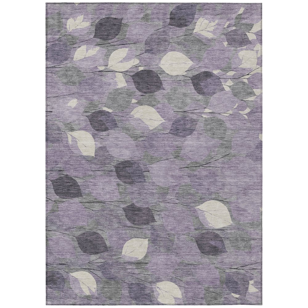 Machine Washable Indoor/Outdoor Chantille ACN2444 Purple 2'6" x 3'10" Rug. Picture 1