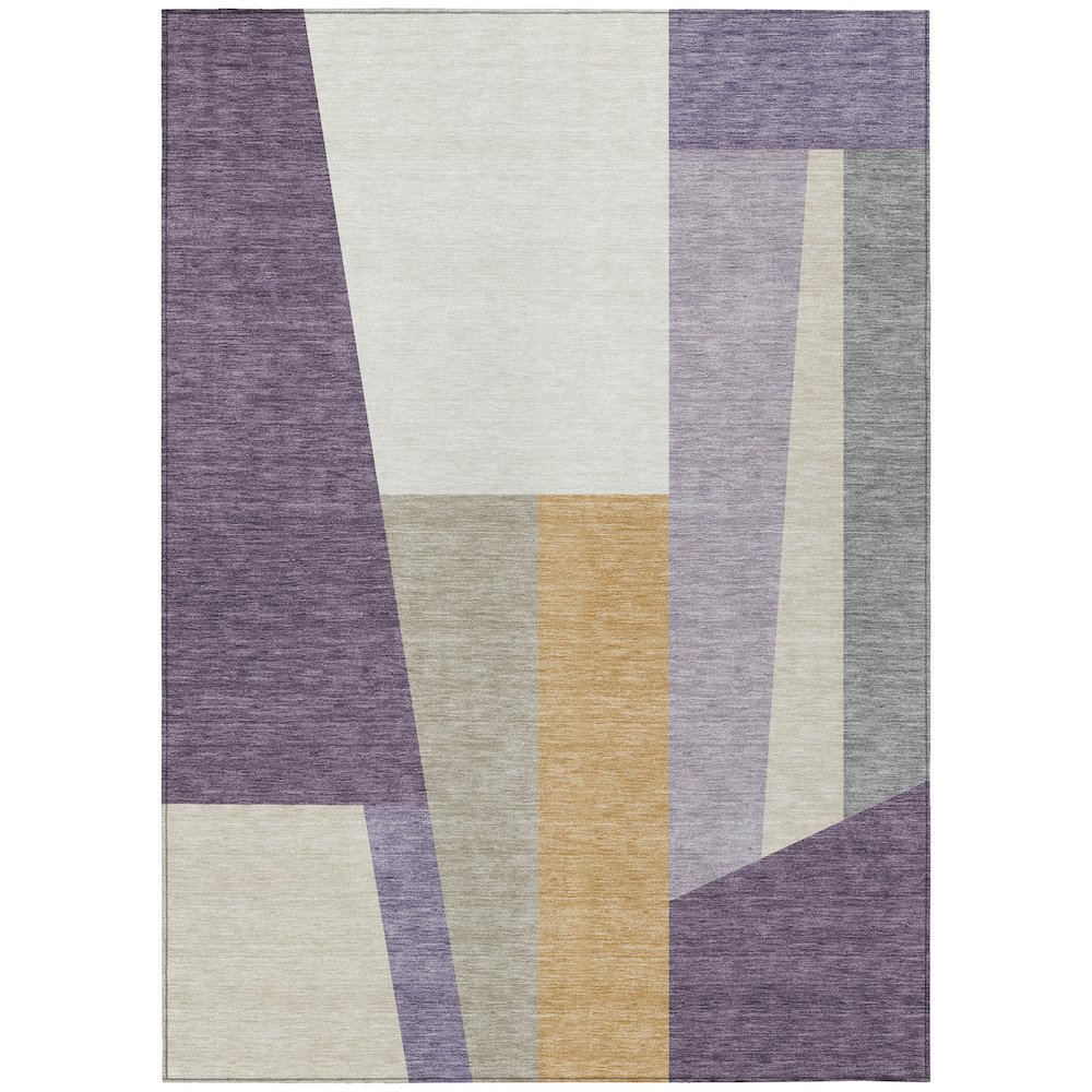 Machine Washable Indoor/Outdoor Chantille ACN2446 Purple 2'6" x 3'10" Rug. Picture 1