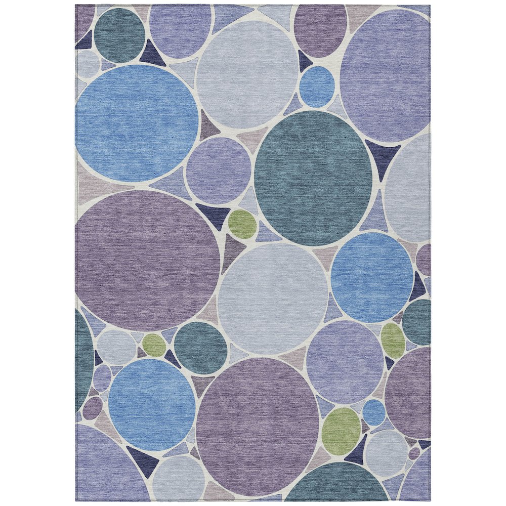 Machine Washable Indoor/Outdoor Chantille ACN2516 Purple 2'6" x 3'10" Rug. Picture 1
