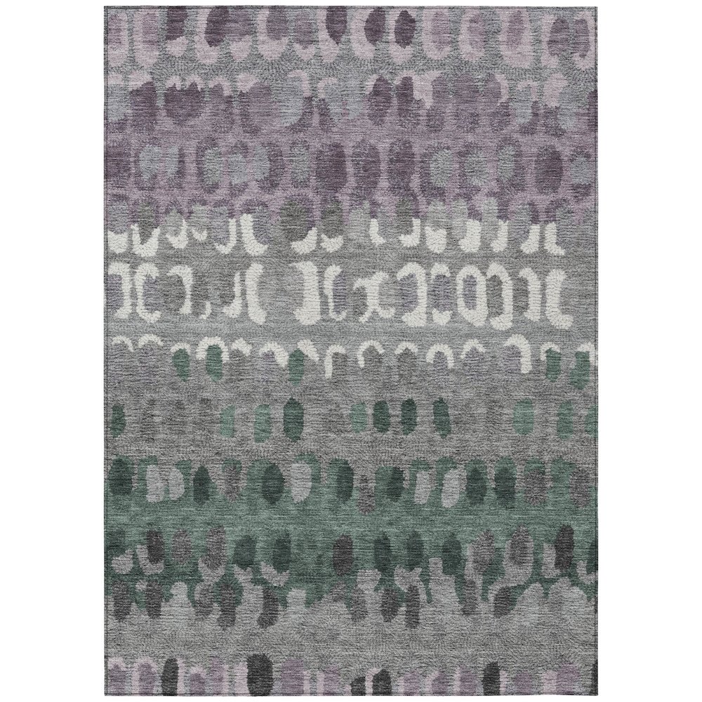 Machine Washable Indoor/Outdoor Chantille ACN2529 Purple 2'6" x 3'10" Rug. Picture 1