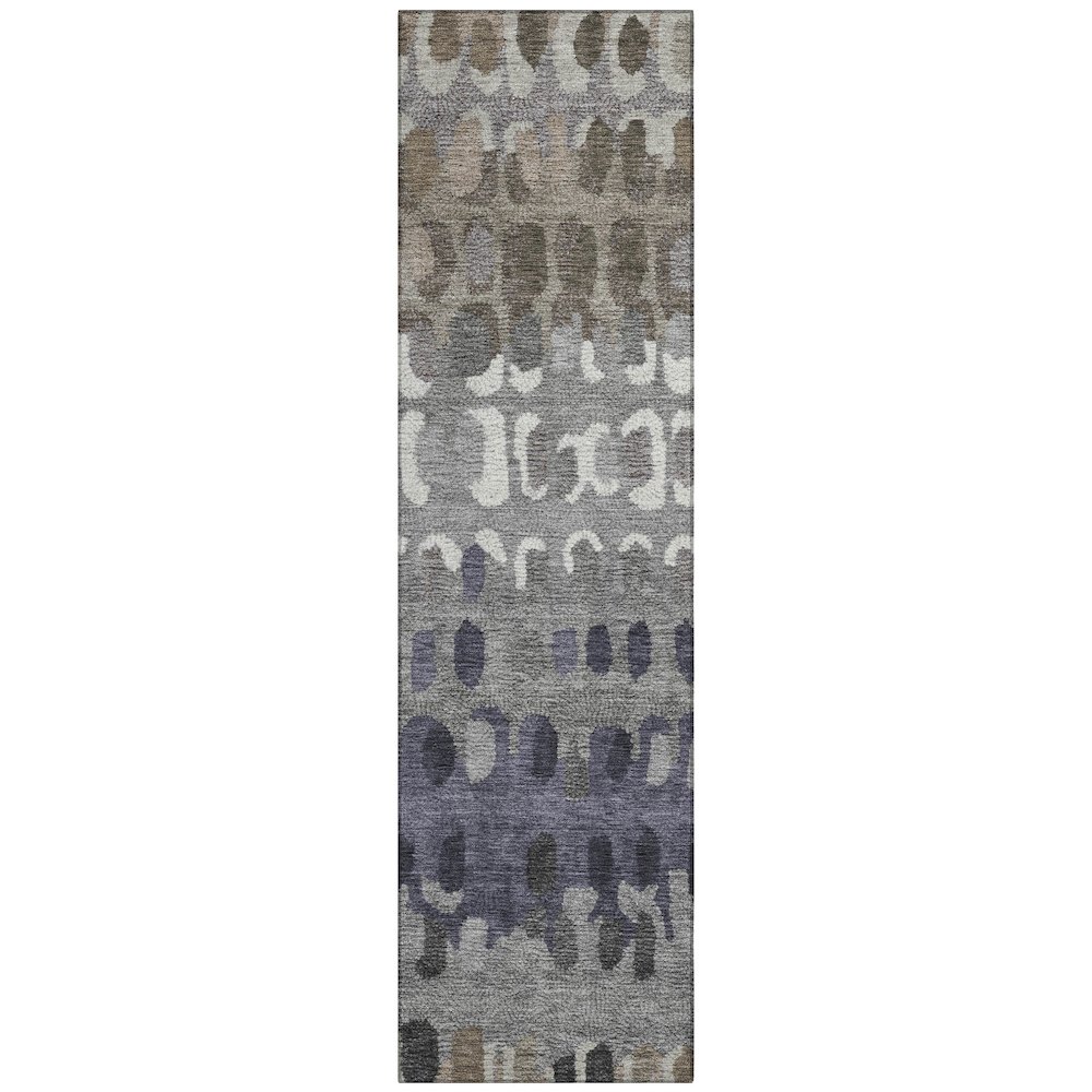 Machine Washable Indoor/Outdoor Chantille ACN2529 Brown 2'3" x 7'6" Runner Rug. Picture 1