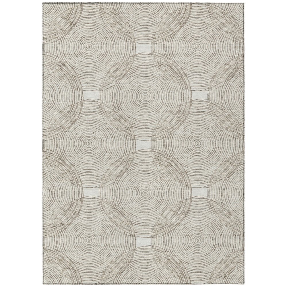 Machine Washable Indoor/Outdoor Chantille ACN2534 Ivory 2'6" x 3'10" Rug. Picture 1