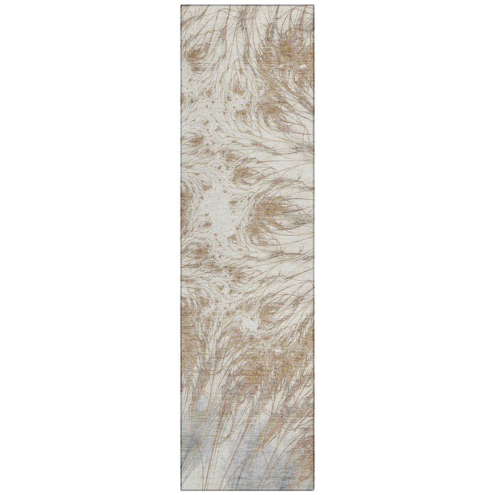 Machine Washable Indoor/Outdoor Chantille ACN2599 Ivory 2'3" x 7'6" Runner Rug. Picture 1