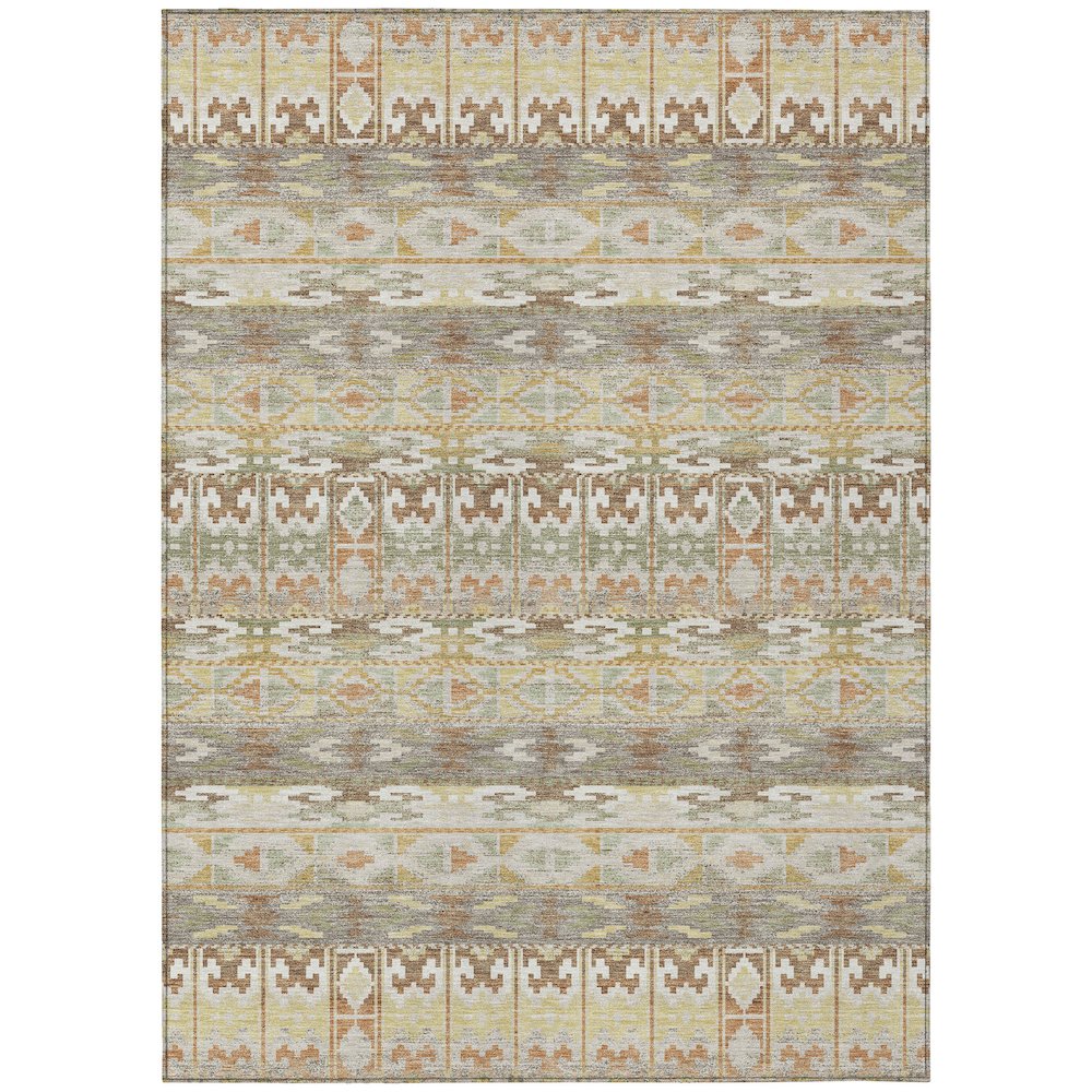 Machine Washable Indoor/Outdoor Chantille ACN2635 Ivory 2'6" x 3'10" Rug. Picture 1