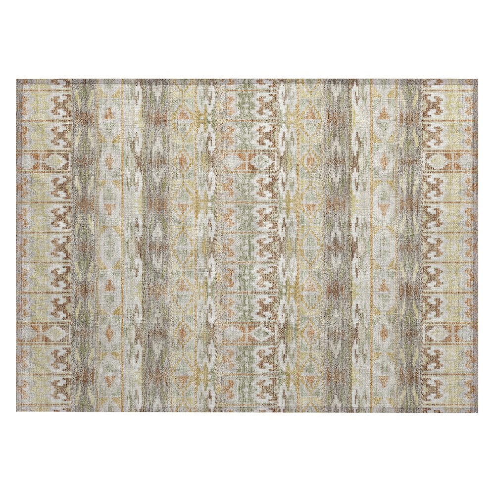 Machine Washable Indoor/Outdoor Chantille ACN2635 Ivory 1'8" x 2'6" Rug. Picture 1
