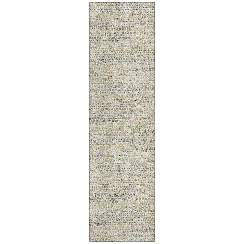 Machine Washable Indoor/Outdoor Chantille ACN2641 Ivory 2'3" x 7'6" Runner Rug. Picture 1