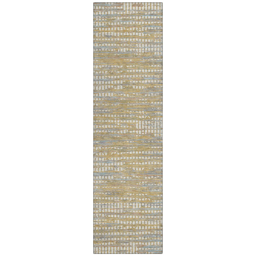 Machine Washable Indoor/Outdoor Chantille ACN2642 Ivory 2'3" x 7'6" Runner Rug. Picture 1