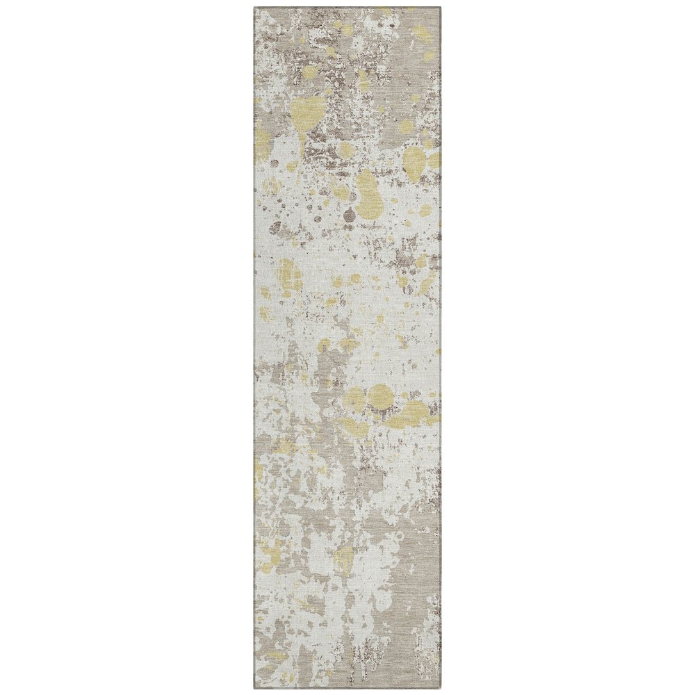 Machine Washable Indoor/Outdoor Chantille ACN2679 Ivory 2'3" x 7'6" Runner Rug. Picture 1