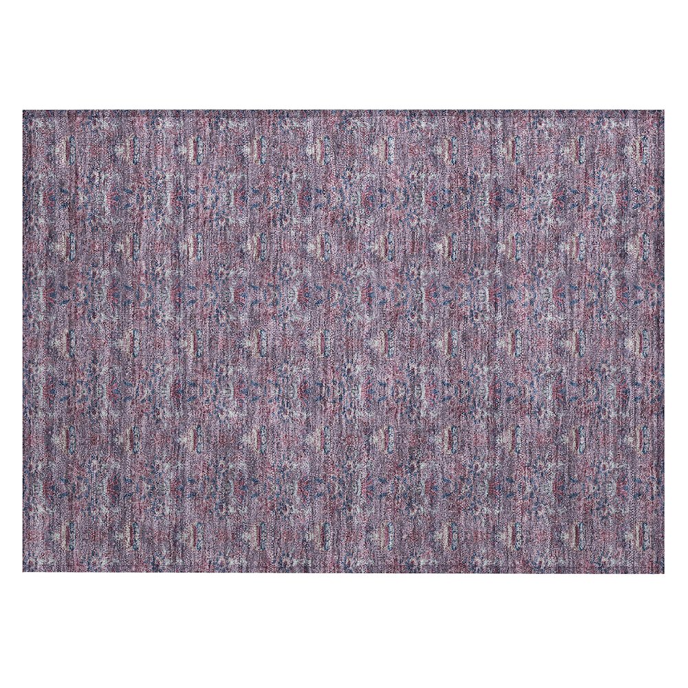 Machine Washable Indoor/Outdoor Chantille ACN2682 Purple 1'8" x 2'6" Rug. Picture 1