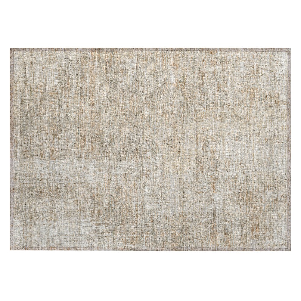 Machine Washable Indoor/Outdoor Chantille ACN2693 Ivory 1'8" x 2'6" Rug. Picture 1