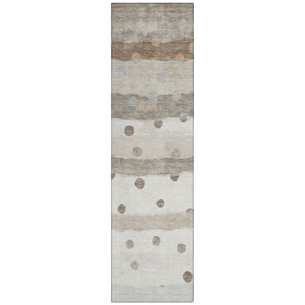 Machine Washable Indoor/Outdoor Chantille ACN2696 Ivory 2'3" x 7'6" Runner Rug. Picture 1