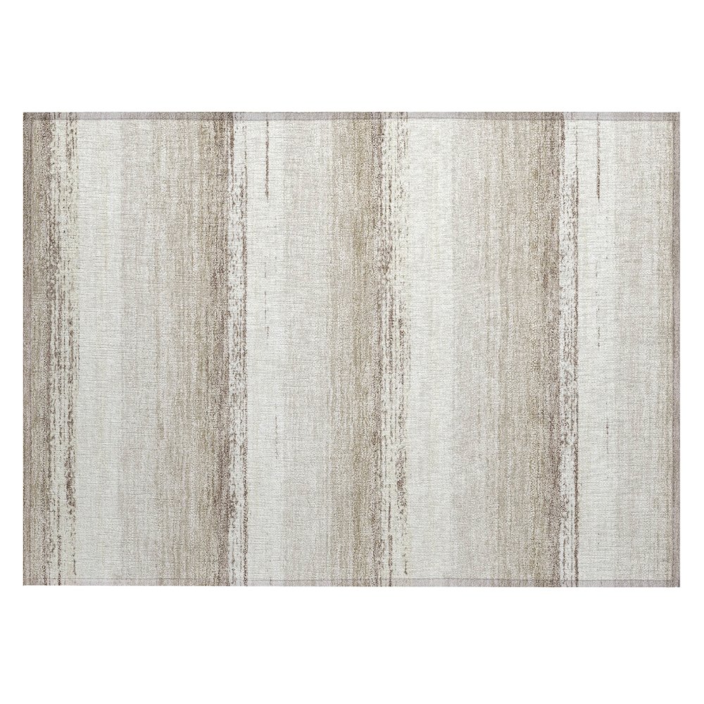 Machine Washable Indoor/Outdoor Chantille ACN2707 Ivory 1'8" x 2'6" Rug. Picture 1