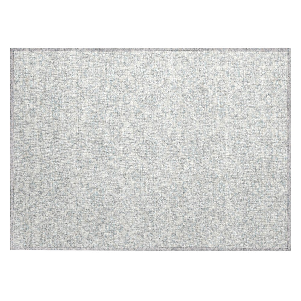 Machine Washable Indoor/Outdoor Chantille ACN2712 Ivory 1'8" x 2'6" Rug. Picture 1