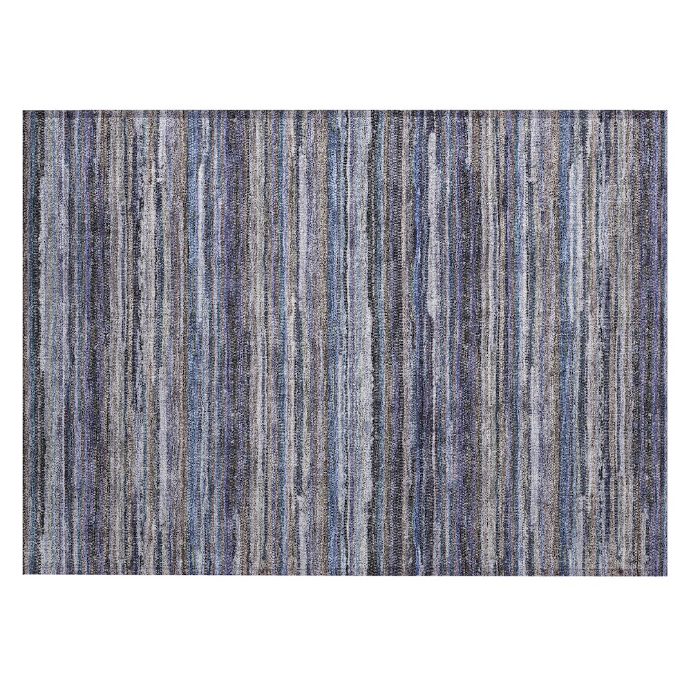 Machine Washable Indoor/Outdoor Chantille ACN2717 Brown 1'8" x 2'6" Rug. Picture 1