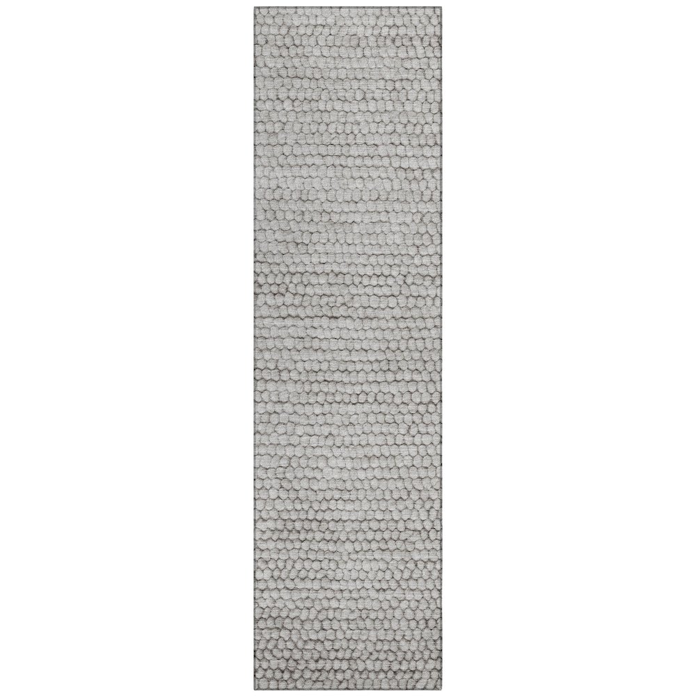 Machine Washable Indoor/Outdoor Chantille ACN2719 Brown 2'3" x 7'6" Runner Rug. Picture 1