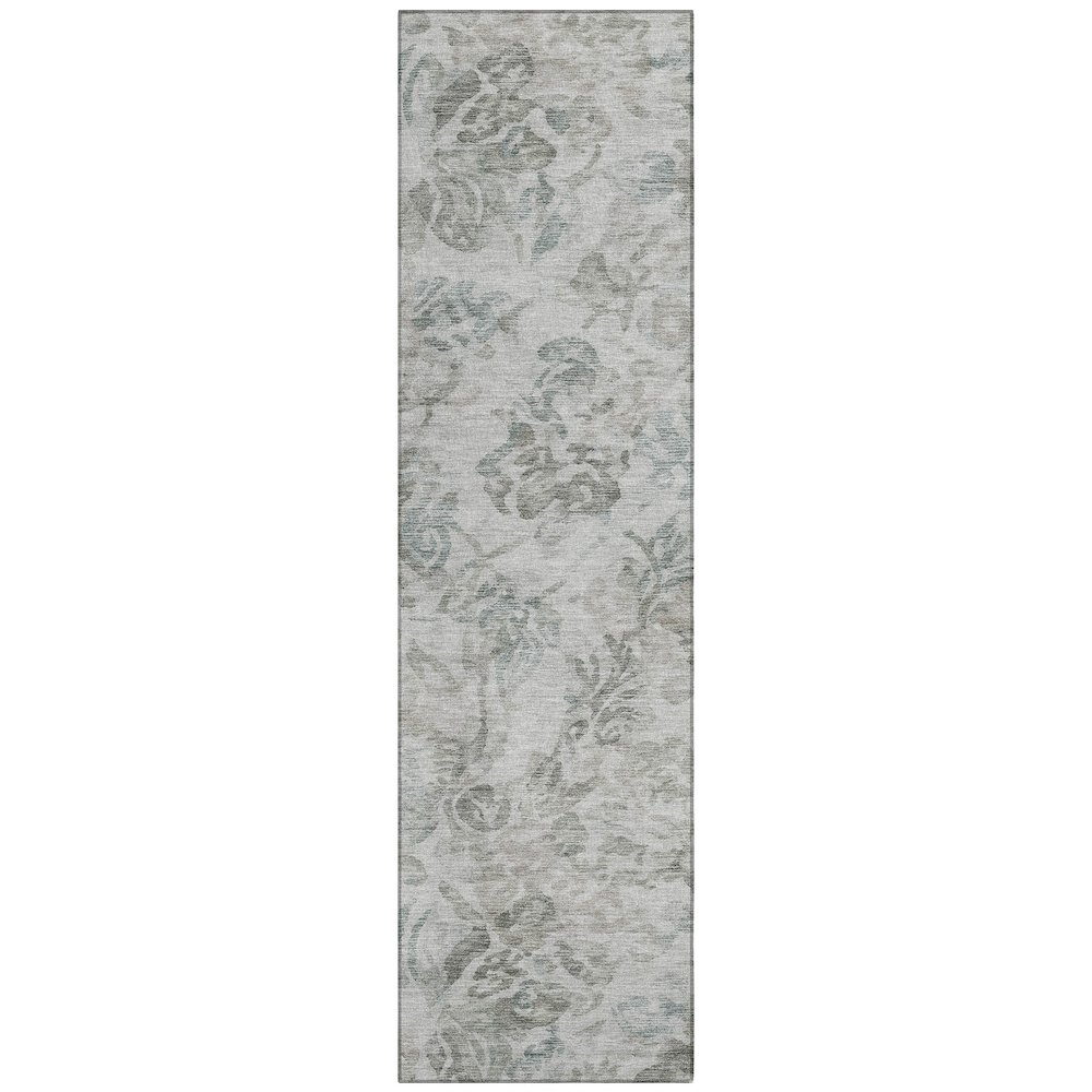 Machine Washable Indoor/Outdoor Chantille ACN2723 Brown 2'3" x 7'6" Runner Rug. Picture 1