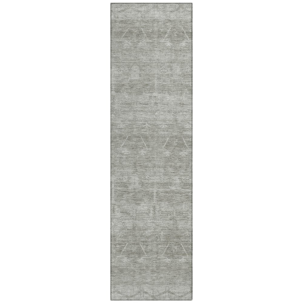Machine Washable Indoor/Outdoor Chantille ACN2725 Brown 2'3" x 7'6" Runner Rug. Picture 1
