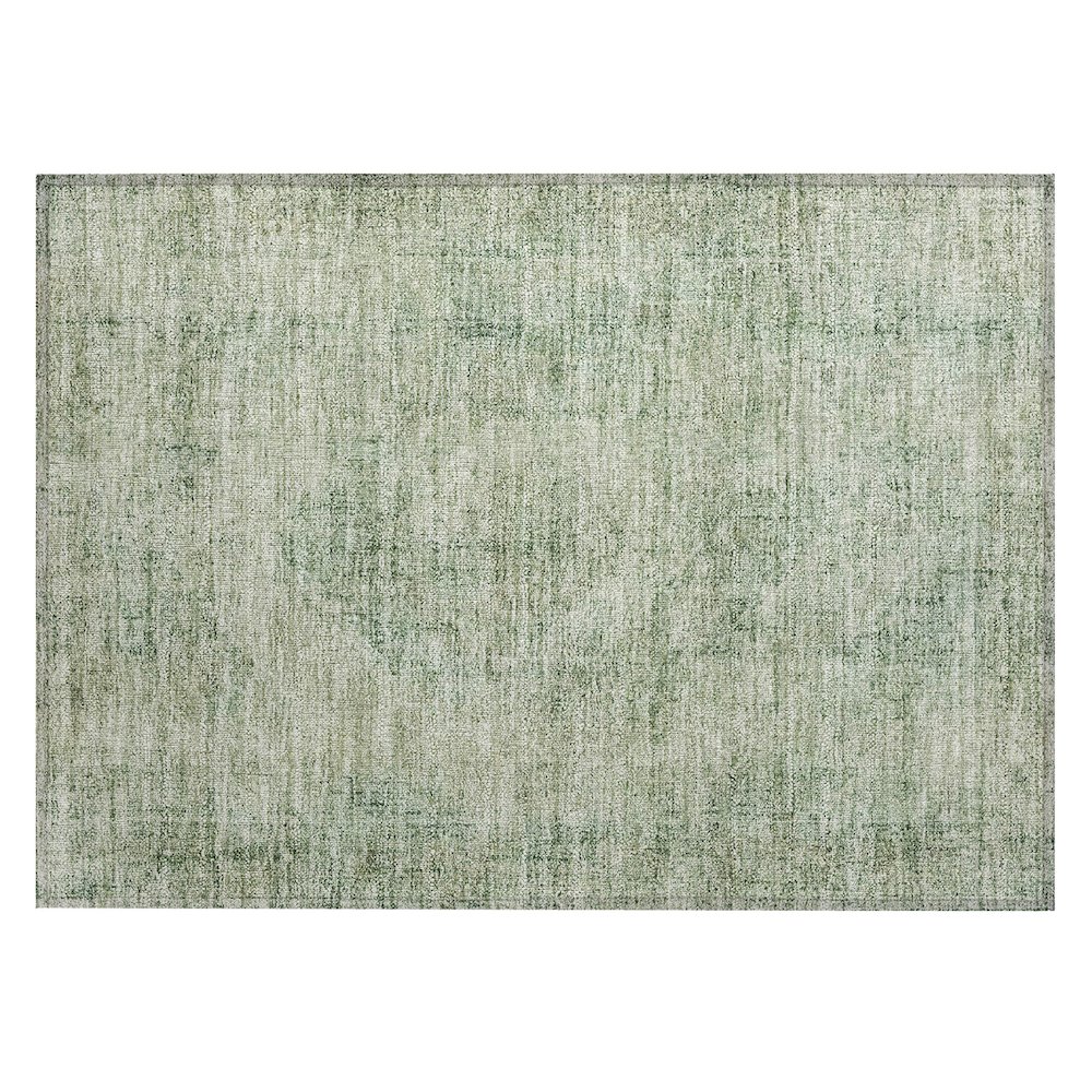 Machine Washable Indoor/Outdoor Chantille ACN2726 Green 1'8" x 2'6" Rug. Picture 1