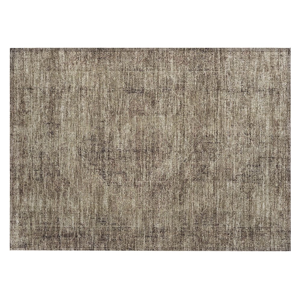 Machine Washable Indoor/Outdoor Chantille ACN2726 Brown 1'8" x 2'6" Rug. Picture 1
