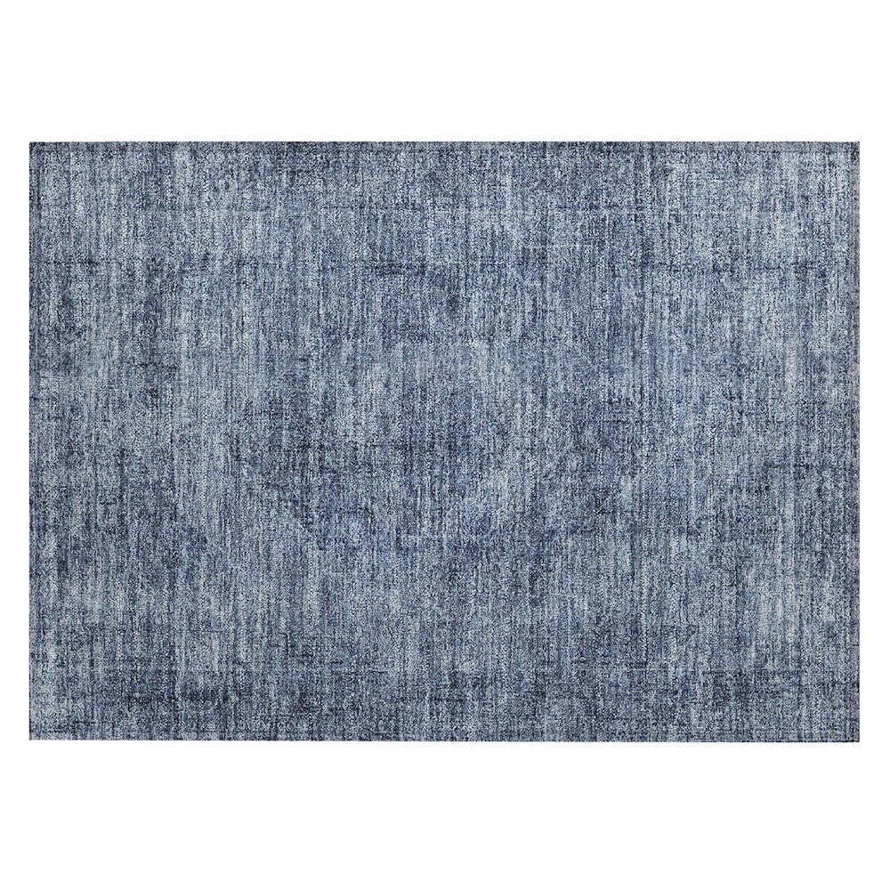 Machine Washable Indoor/Outdoor Chantille ACN2726 Blue 1'8" x 2'6" Rug. Picture 1